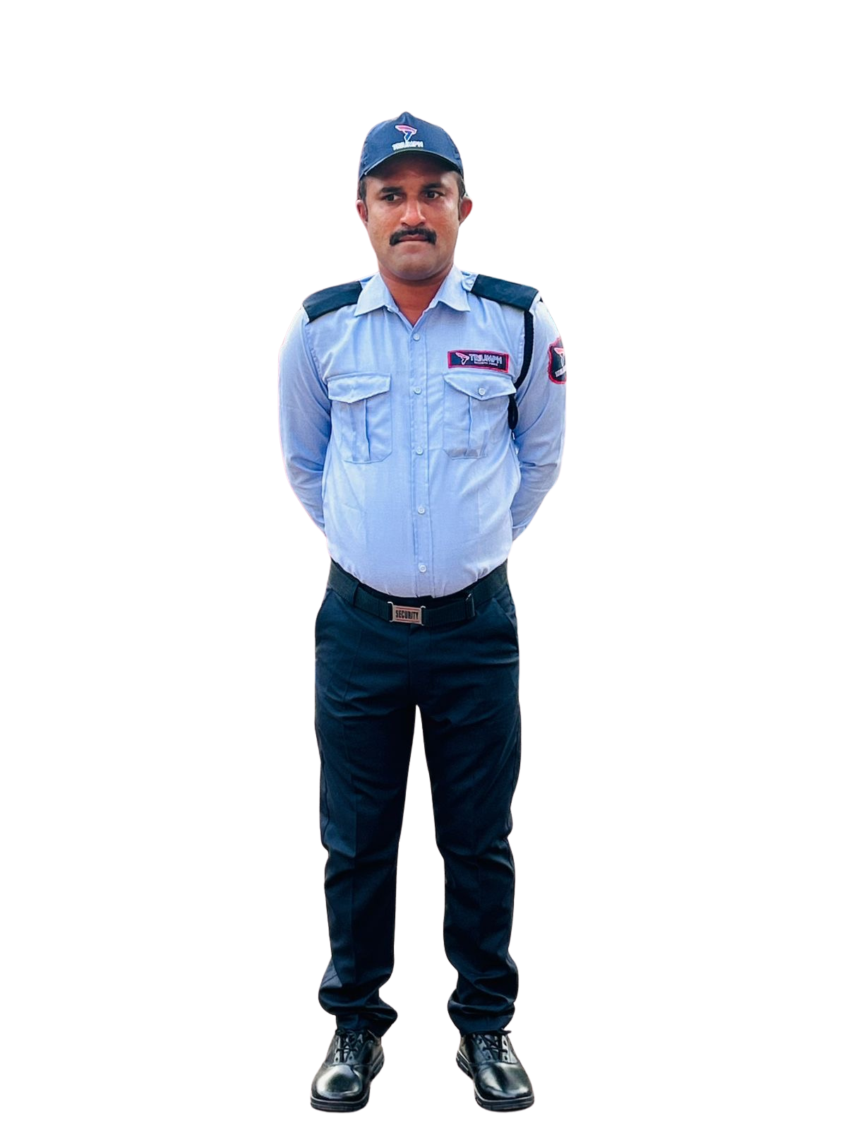 Security Guard Standing Cutout
